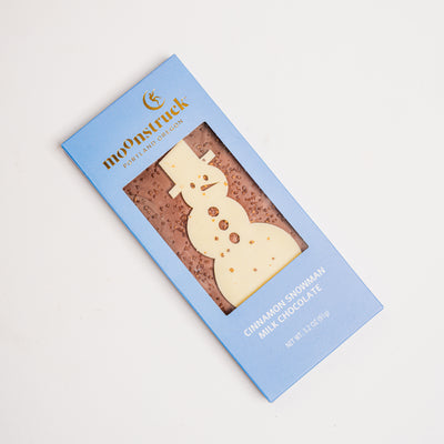 Cinnamon Snowman Milk Chocolate Bar
