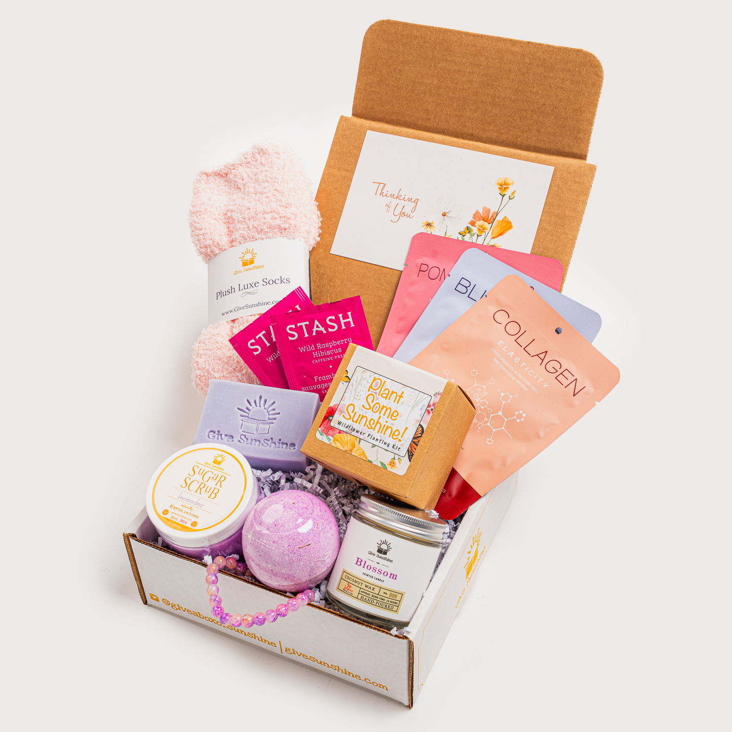 Pink Cheerfulness Spa Gift Box