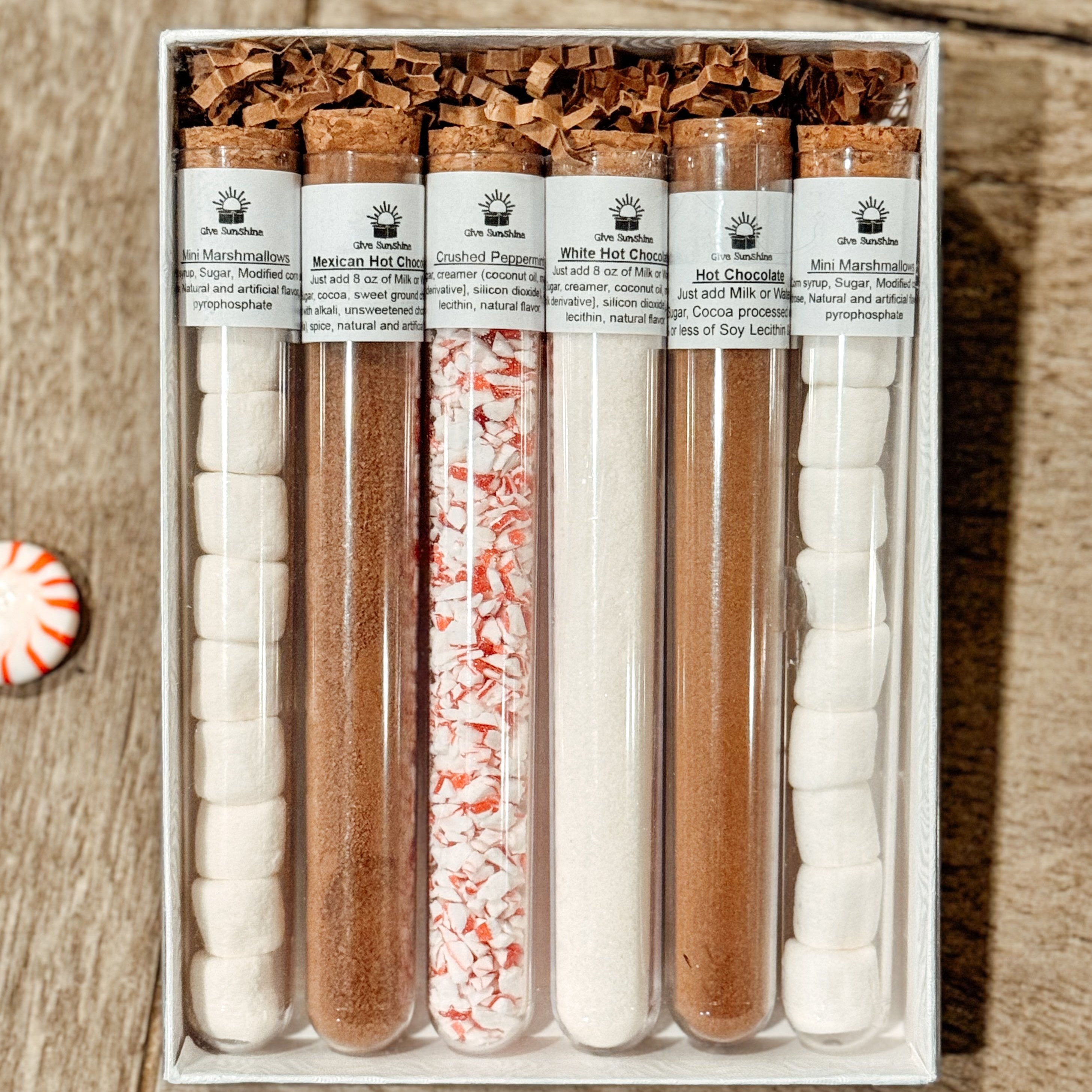 Hot Cocoa Bliss (Mexican, White, and Regular Hot Chocolate with Peppermint & Marshmallows)