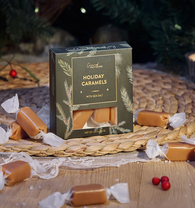 Holiday Caramels With Sea Salt, 2oz