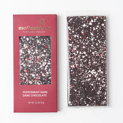 Moonstruck Peppermint Bark Dark Chocolate  Bar