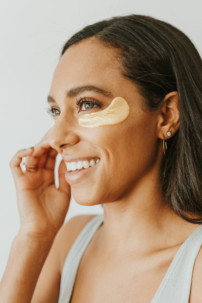 Gold Eye Masks (1 Pair)