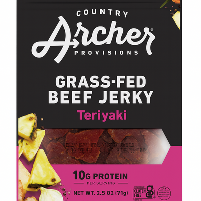 Grass-Fed Teriyaki Beef Jerky