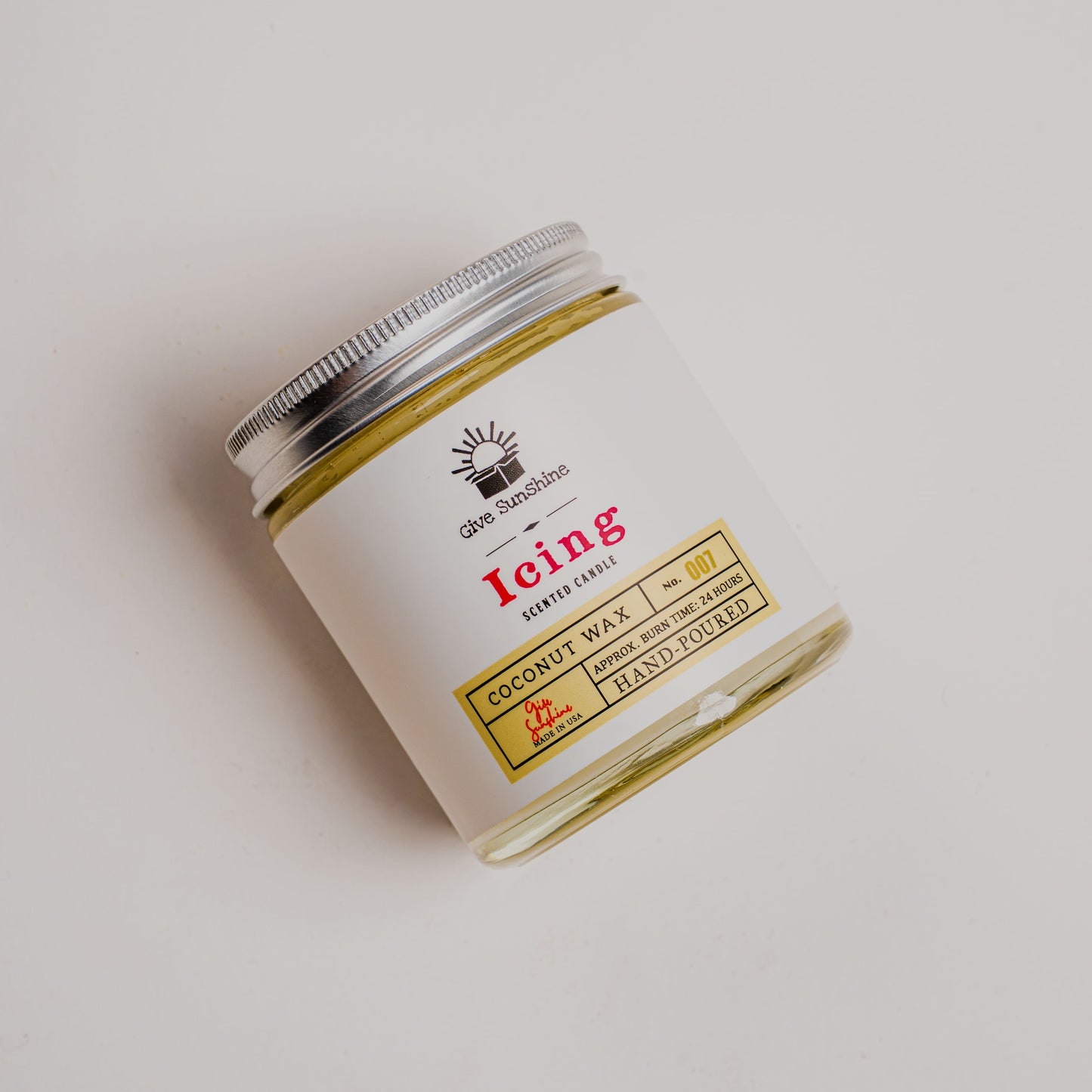 Candle (Icing) 4 oz Coconut wax with 24HR Burn Time