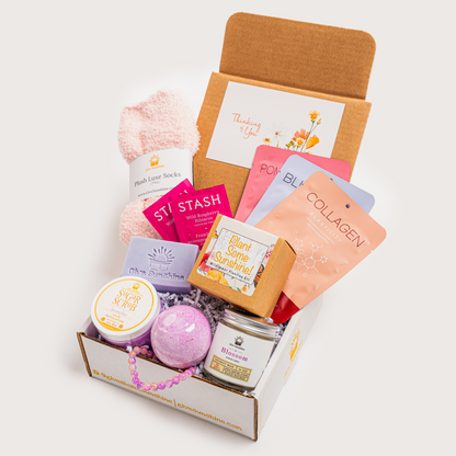 Pink Cheerfulness Spa Gift Box