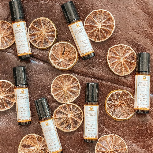 Relax &amp; calming essential oil rollerball