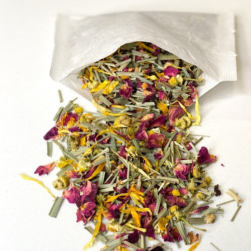 Relaxing Herbal Bath Tea (Infuse your bath with botanicals)
