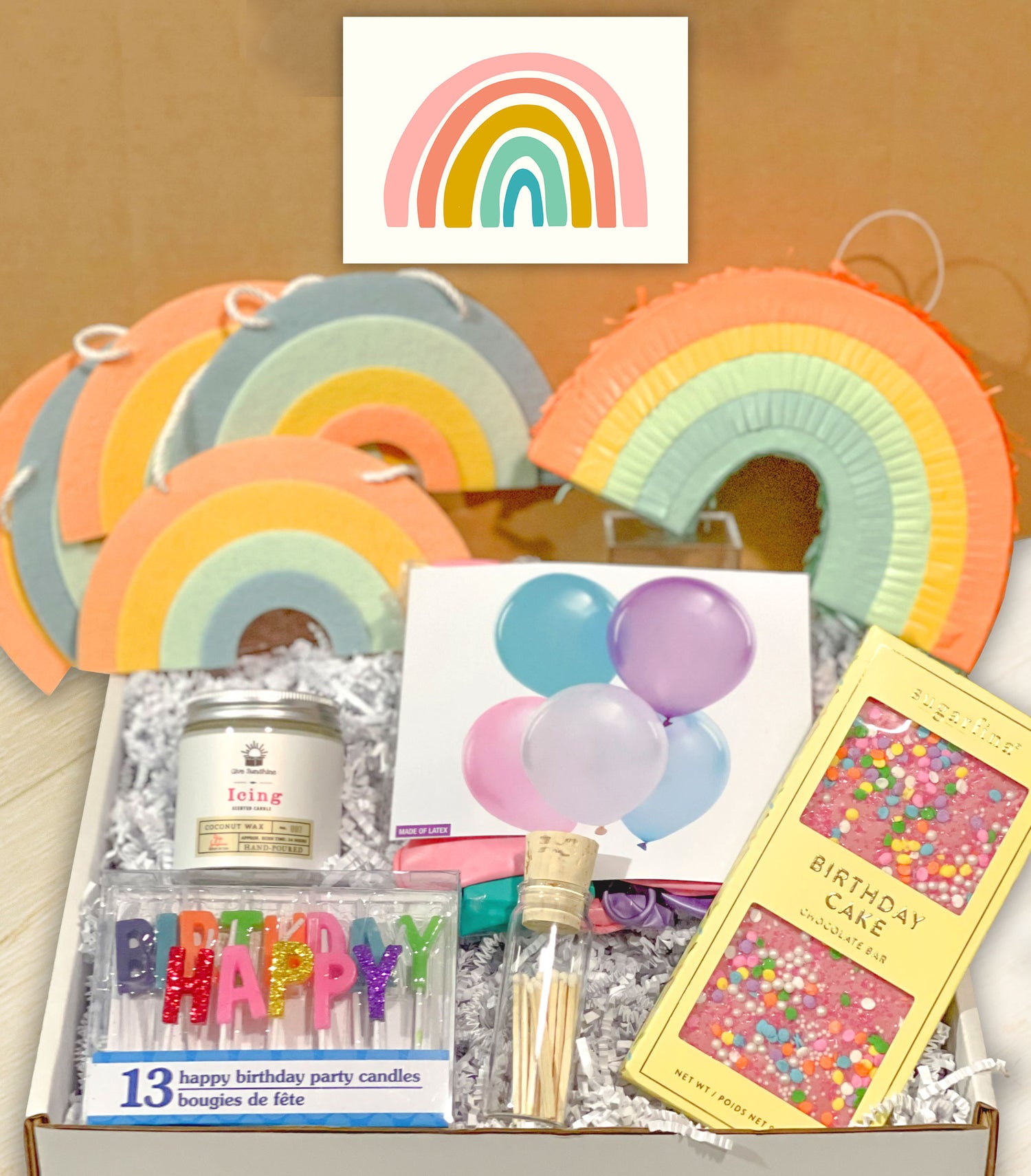 Rainbow Birthday Box