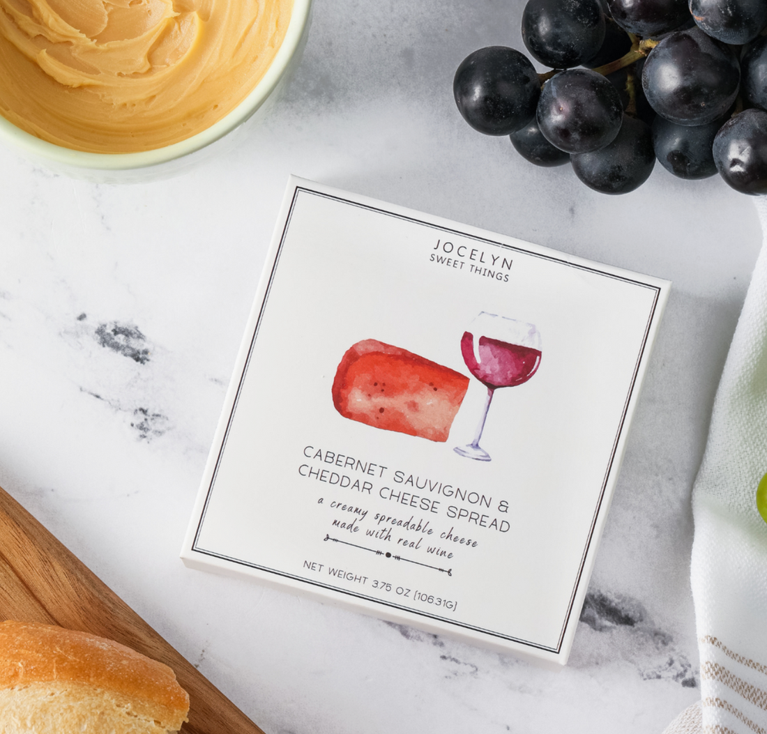 The Luxe Collection Cabernet Sauvignon Cheddar Cheese Spread* (2 week lead time)