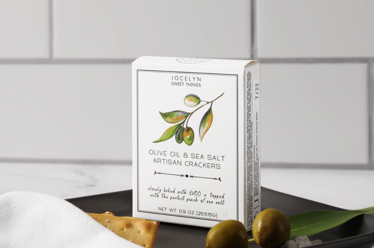 The Luxe Collection Olive Oil &amp; Sea Salt Mini Cracker* (2 week lead time)