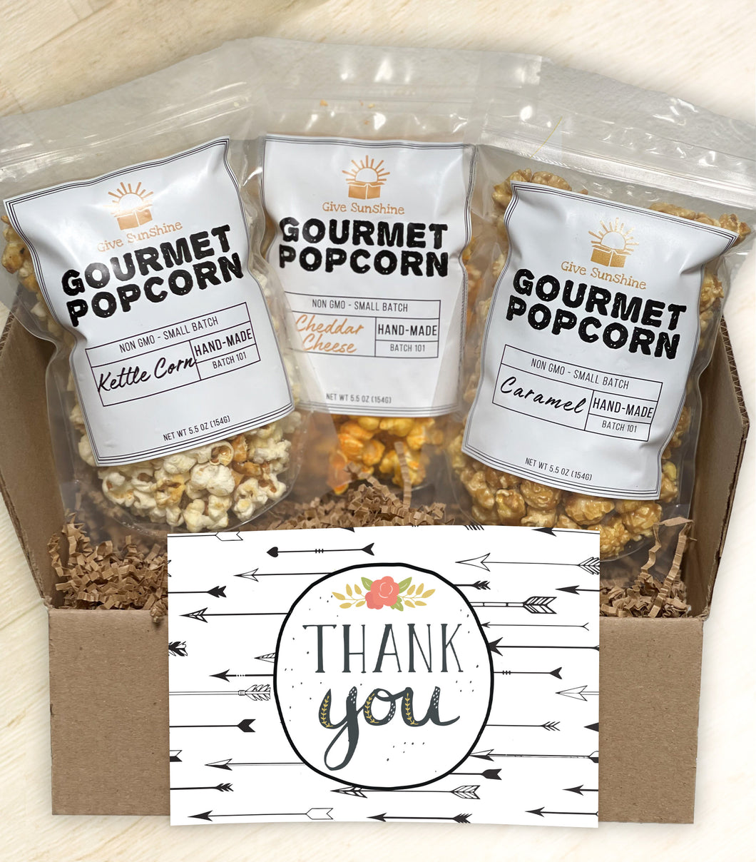 Thank You Gift Set with Popcorn